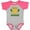 Baseball Heather and Hot Pink, variant on Inktastic Nacho Average Godson with Nachos and Cacti Boys or Girls Baby Bodysuit