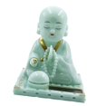 thumbnail image 5 of Little Monk Figurine Solar Powered Car Toy Bobble Head Toy Car Ornament, 5 of 8