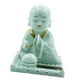 thumbnail image 5 of Figura de monje pequeño, juguete para danza del sol, decoración para salpicadero de coche, muñeco con cabeza asintiendo. Verde, 5 of 9