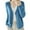 Blue, variant on Clearance Knit Cardigan Sweaters Women's Button Up Coats Women's Spring and Autumn Leisure Loose Solid Long Sleeve V Neck Button Knitted Soft Cardigan Coat S-XXL