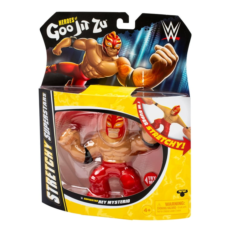 Heroes of Goo Jit Zu WWE Stretchy Superstars Rey Mysterio, Squishy