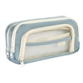 thumbnail image 1 of Quinlirra - Estuche transparente para lápices de regreso a clases, gran capacidad, para niños y niñas de secundaria con estuche de lápices de colores vibrantes, 1 of 8