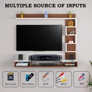 Home Theater Sound System Kit - 7.2 Channel 1500 Watts Bluetooth Amplifier w/ 6 QTY of 8 Framed Ceiling Speakers 300 W Each, 300 ft Speaker Wire & Remote for Home,Office, Restaurant by Technical Pro