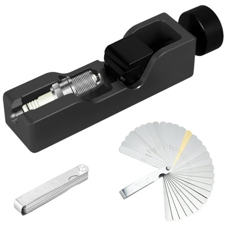 

Adifare Universal Spark Plug Gap Tool with Feeler Gauge Aluminum Alloy Car Spark Plug Gapper Caliper Feeler Gauges Set Compatible with 10mm 12mm 14mm 16mm Spark Plugs