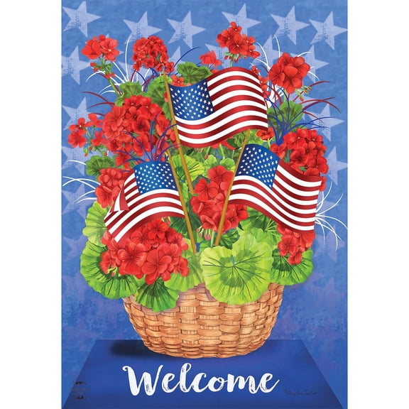 Briarwood Lane Garden Flag 12x18 For Outdoor Patriotic Basket Summer For Summer Garden Flag Flags For Outside