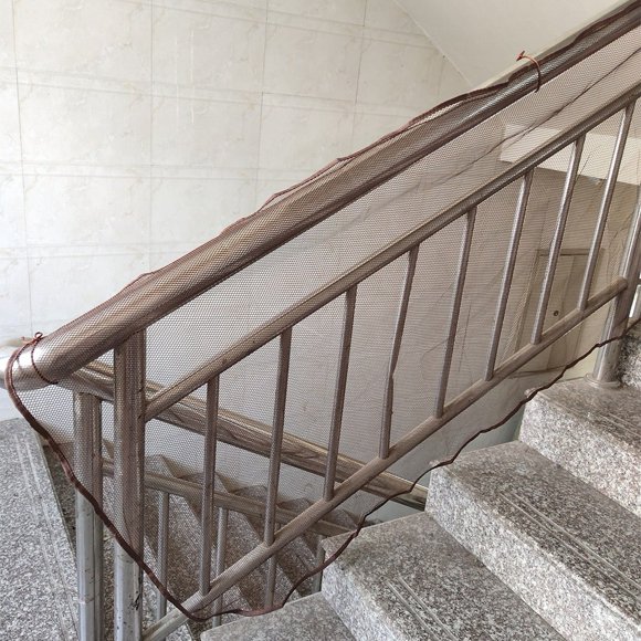 Malla de seguridad para escaleras, red de seguridad para escaleras de balcón de 3 metros, red de seguridad para escaleras, experiencia incomparable