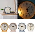 thumbnail image 2 of CIYISON Creative Metal Material Small Alarm Clock Rural Small FreshsDesktop Mini Alarm Clock Event Holiday Small Gift Desk Decor, 2 of 16
