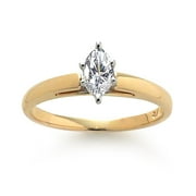 1/2 Carat Marquise Diamond Solitaire