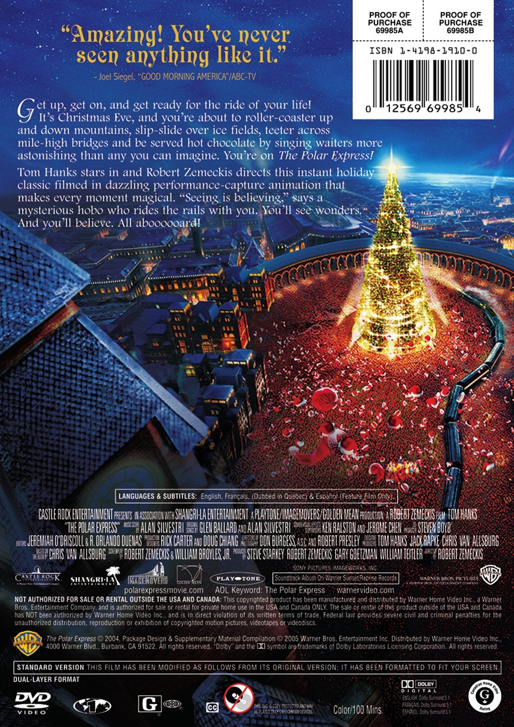 Warner Brothers The Polar Express (DVD)