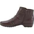 thumbnail image 3 of Walking Cradles Womens Esme Booties, Brown Nappa, 10 X-Wide, 3 of 6