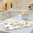 thumbnail image 6 of Dish Drying Mat for Kitchen Counter, Beautiful Feverfew Microfiber Kitchen Dish Mat Super Absorbent Dish Drainer Mat Heat-resistant Kitchen Counter Mat, 16x18 Inch, 6 of 7