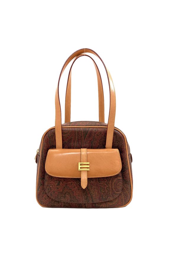 Pre-Owned Etro Paisley Pattern Handbag, PVC, Women's