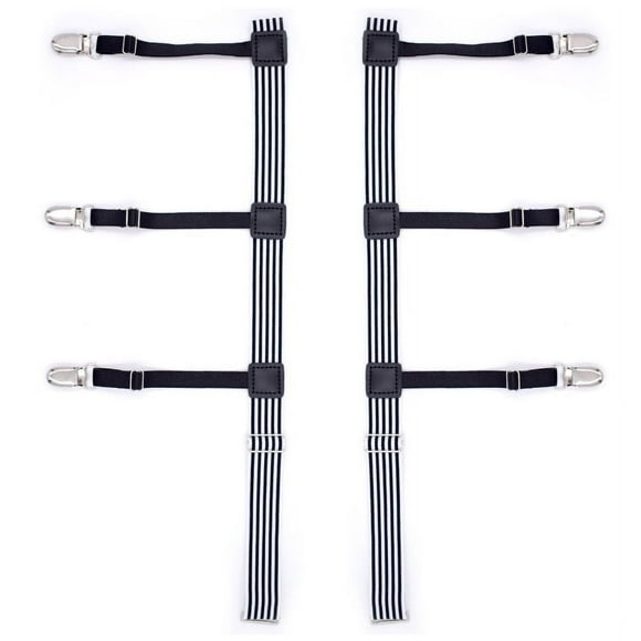 Shirt Clip Suspenders,Men's Shirt Stays Adjustable Men Shirt Holders Adjustable Shirt Stays Built for Professionals
