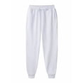 thumbnail image 5 of BRDFRL Womens Sweatpants with Pockets Cotton Solid Color Drawstring Women's Pants with Pockets Sweat Pants Trousers White L, 5 of 5