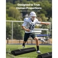 thumbnail image 3 of Football Tackling Dummy, 42.5 in PVC Step Over Dummy, High-Density Sponge Blocking Pad Equipment, Heavy Duty Tackle Dummies with Handles, Great for Footwork Drills Sports Training Practice, 2PCS, 3 of 7