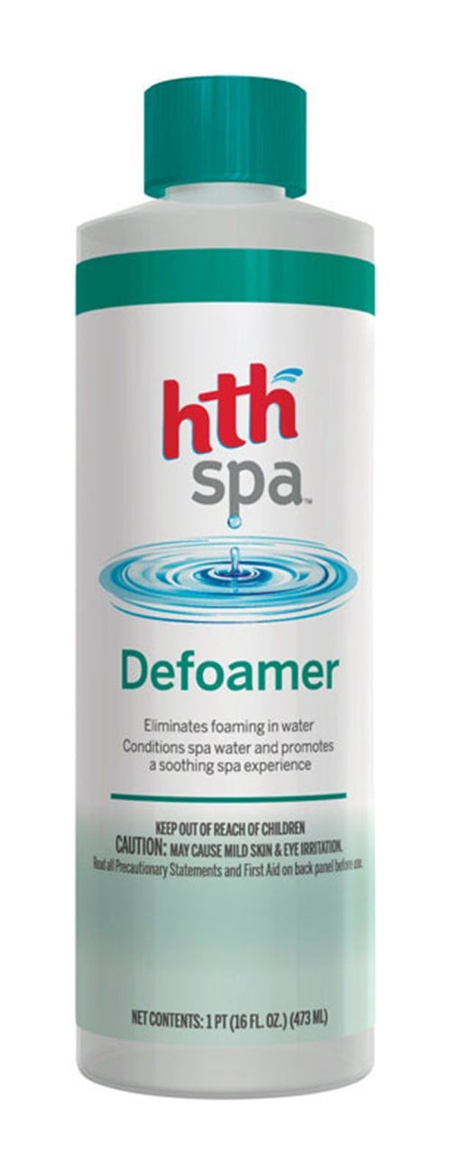 HTH Spa Defoamer for Hot Tubs and Spas, 16 oz.
