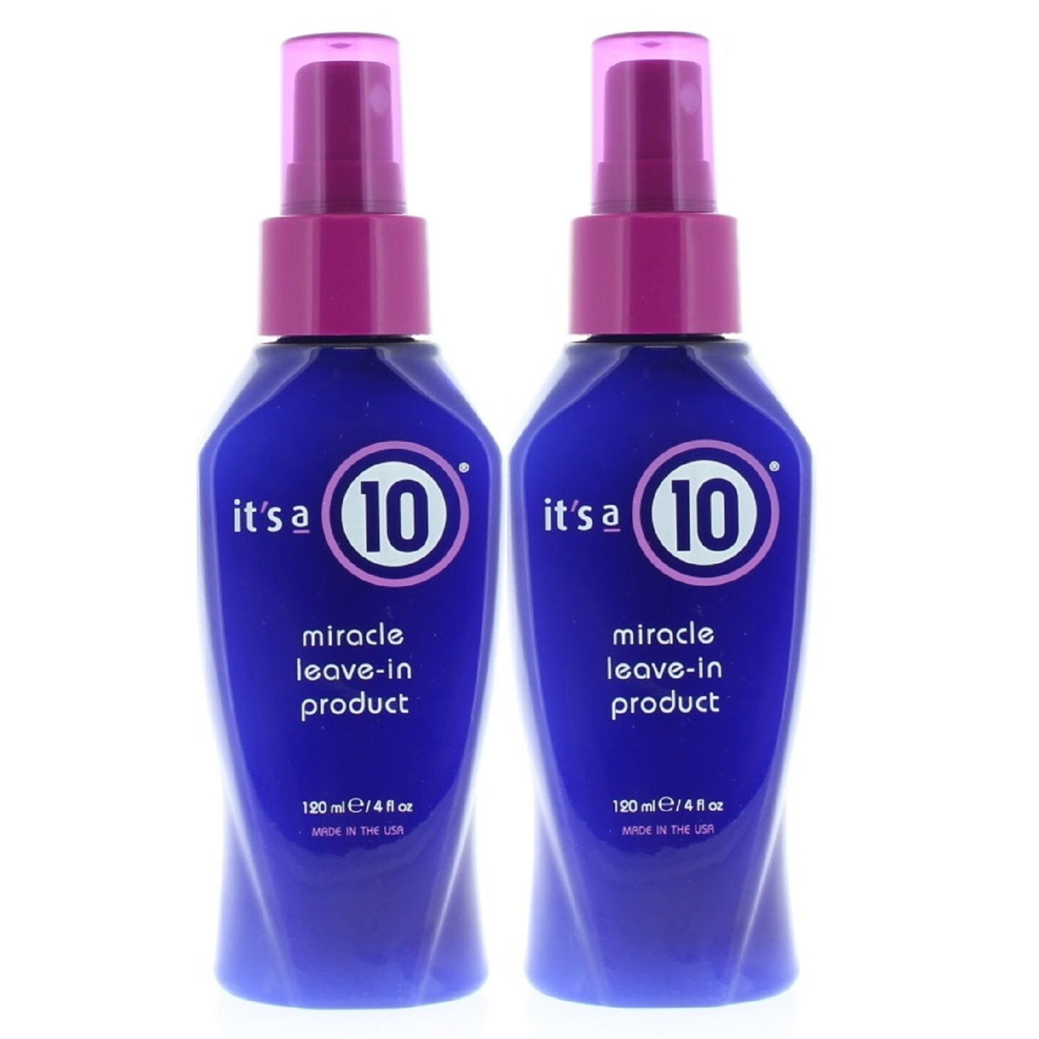 It's A 10 Miracle LeaveIn Product 4oz/120ml (2 Pack) It's A 10 Miracle LeaveIn Product 4oz/120ml (2 Pack)