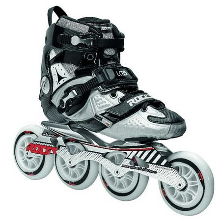Roces Adult Mens LAB Fitness Inline Skates Blades Black/Silver (Best Inline Skates For Fitness)