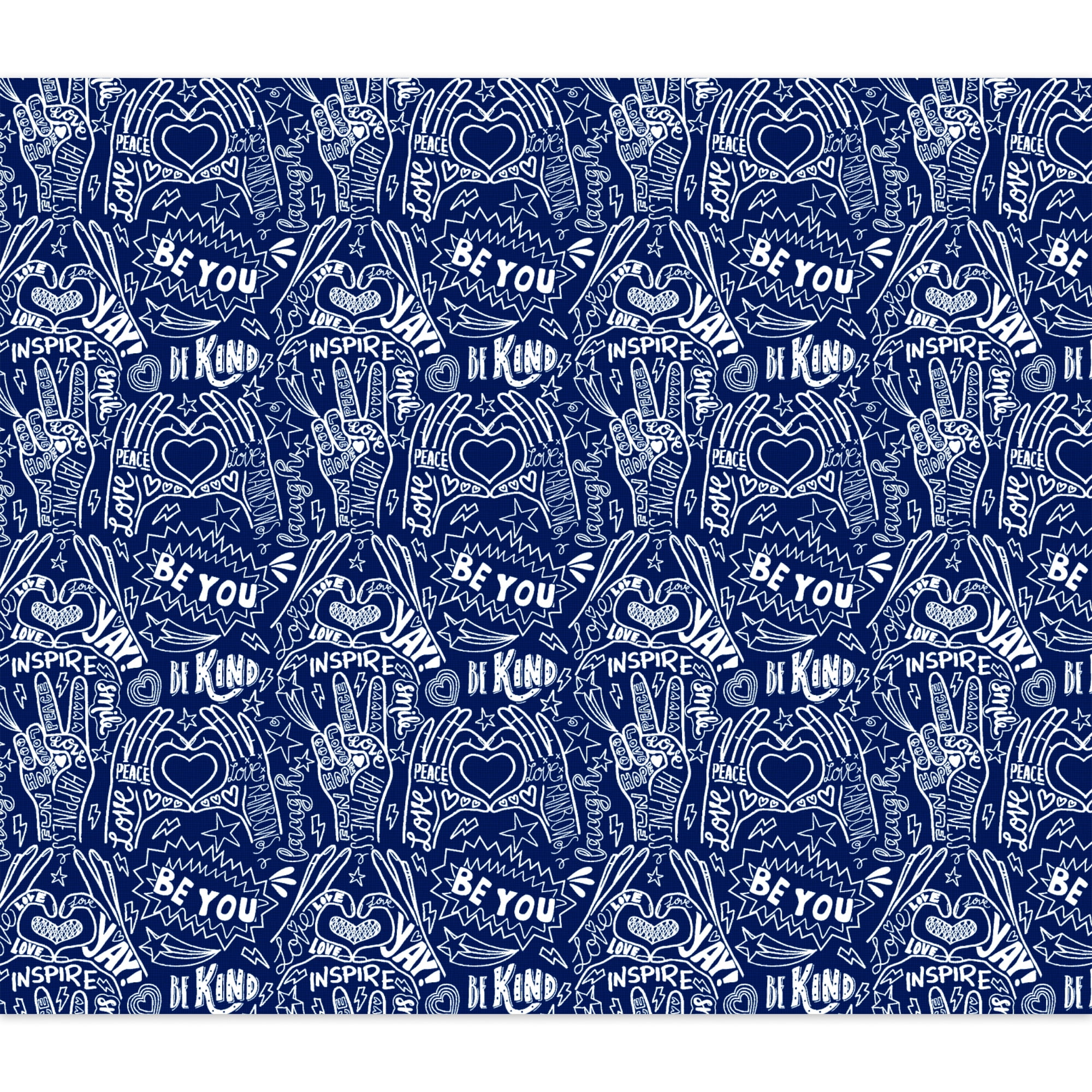 Create It 18"x21" Cotton Happy Precut Sewing & Craft Fabric, Blue 10 Pieces