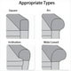 thumbnail image 5 of 2 Piezas Fundas para Reposabrazos de Felpa Suave y Elástica, Fundas para Reposabrazos Elásticas para Sillas/Sofás, Fundas para de Sofá,Gris, 5 of 5