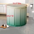 thumbnail image 2 of Portable Foldable Ice Bath Tub Leakproof Design for Hot & Cold Home and Outdoor Use -75 Gallon, 2 of 9