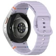 thumbnail image 2 of Compatible with Samsung Watch 7 6 5 4 Bands/Galaxy Watch 7 6 5 4 Band/Samsung Galaxy Watch 7 6 5 4 Bands 40mm 44mm, 20mm Soft Silicone Sport Band Replacement for Galaxy FE Band Women Men, Purple, 2 of 4