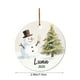 thumbnail image 3 of Adornos de cerámica Adornos navideños Lindo muñeco de nieve Adorno de cerámica Regalo navideño personalizado Decoración para árbol de Navidad Decoraciones de Halloween Decoración de otoño Decoración d, 3 of 6