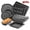Classic - Gray, variant on HONGBAKE Bakeware Sets, Baking Pans Set, Nonstick Oven Pan for Kitchen with Wider Grips, 10-Piece Including Rack, Cookie Sheet, Cake Pans, Loaf Pan, Muffin Pan, Pizza Pan - Champagne Gold