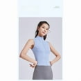 thumbnail image 2 of Top-kevin Women Sleeveless Athletic Tank Top Shirts Full Zip Up Tshirt for Yoga Running Fitness Exercise, 2 of 6