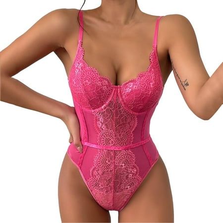 Xuewenshw Women s Lingerie Teddy Lingerie for Women Push Up Lingerie for Women Crotchless Lingerie Women Lingerie Babydoll Nightgown