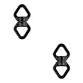 thumbnail image 4 of Greeniant Conector de cuerda giratoria de 360 grados, equipo de rodamiento de bolas de seguridad para escalada, aro giratorio para Negro 2Conjunto, 4 of 6