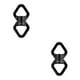thumbnail image 1 of Sonducket Conector de cuerda giratorio de 30KN, engranaje de rodamiento de bolas de seguridad, Mini accesorio de aro giratorio, suministros, Negro 2Conjunto, 1 of 6