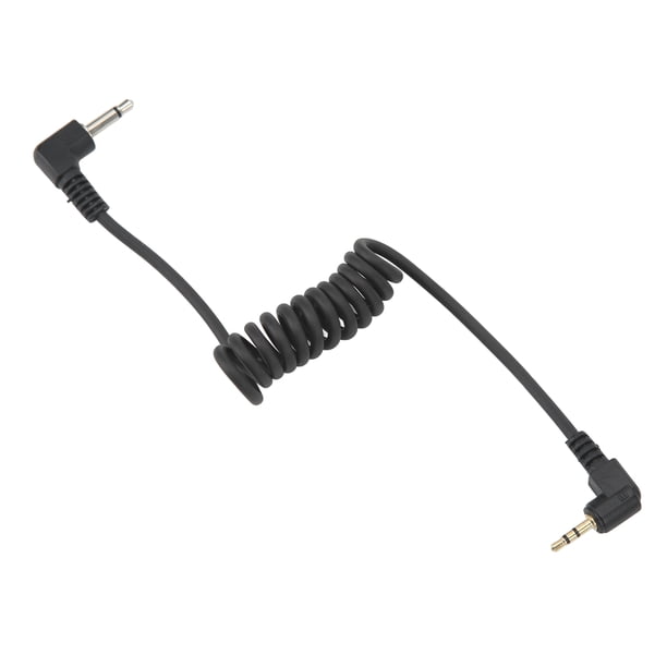 Cable De Conexión Remota Del Obturador, Cable De Liberación Del Obturador De Unión Chapado En Oro, Reducción De Vibración Elástica De 2,5mm A 3,5mm Para Disparar