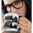 thumbnail image 2 of 3dRose, Ashton Welcomes you on a sign coming into Idaho, 15oz Two-Tone Black Mug, 2 of 7