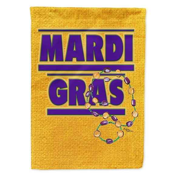 Mardi Gras Garden Flag