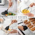 thumbnail image 6 of Country Kitchen 38-Pc Cooking Utensils Set Silicone Spatula & Kitchen Gadgets, Black, 6 of 7