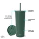 thumbnail image 2 of Vaso aislante moderno, sencillo, con tapa y pajita, 500 ml, 2 of 7