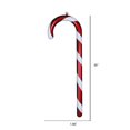 thumbnail image 2 of Vickerman M186836 36 in. Red Candy Cane &amp; White Glitter Ornament, 2 of 2