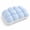 Blue, variant on Upgrade Soft Pluff Pillow for Sleeping, Fluffy Down Support Bed Cloud Pillows, Luxury Hotel for Side Sleeping, Machine Washable