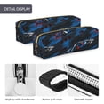 thumbnail image 4 of Disketp Blue Sports Car Estuche de Lápices de Cuero con Cierre, Estuche Compacto para Papelería, Bolígrafos y Accesorios Pequeños, 4 of 7