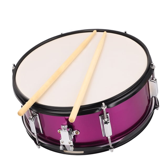 Tambour à Percussion, Boîtier en Acier Inoxydable 14x5.5 Pouces Ensemble de Tambour à Percussion pour Fête Performance