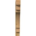 thumbnail image 5 of Ekena Millwork 4"W x 28"D x 32"H Merced Block Rough Sawn Bracket, Western Red Cedar, 5 of 25