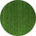 thumbnail image 1 of Ahgly Company Indoor Round Abstract Green Modern Area Rugs, 6' Round, 1 of 4