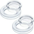 thumbnail image 2 of LNGOOR 2 Set Patio Table Umbrella Hole Ring and Cap Set  Standard Size Umbrella Thicker Hole Ring Plug and Cap Set (White), 2 of 7