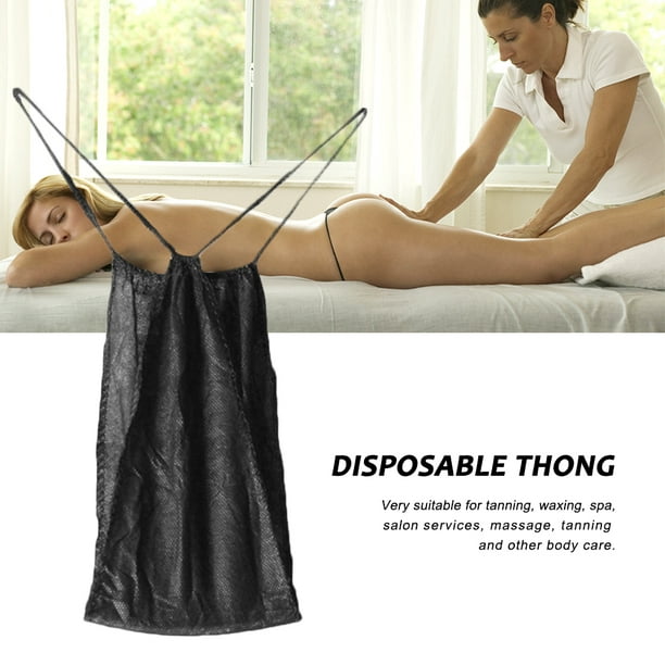 100PCS Disposable Thong Panties Non-woven Underwear Tanning Wraps
