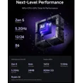 thumbnail image 3 of MINISFORUM AI X1 Pro-470 Mini PC AMD Ryzen AI 9 HX 470(12C/24T) 32GB DDR5 1TB SSD Desktop Computer, HDMI|DP|2xUSB4 Output, 2xRJ45 Port, WiFi7, 3 of 7