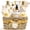 Honey & Almond Milk, variant on Spa Gift Baskets for Women, 12 Pcs Honey & Almond Milk Relaxing Home SPA Kit Bath and Body Set Self Care Package Thank You Box, Beauty Birthday Mothers Day Gifts for Her, Gold