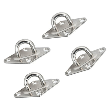 Rdeghly 4 Pack 304 Stainless Steel Eye Plate Rust Resistant Eye Plate ...