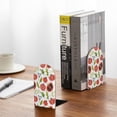 thumbnail image 5 of Sikiie Tomatoes Bookends 1 Pair, Wood Bookends for Shelves, Book Ends for Shelves, Book Shelf Holder for Home Office, 5 of 7