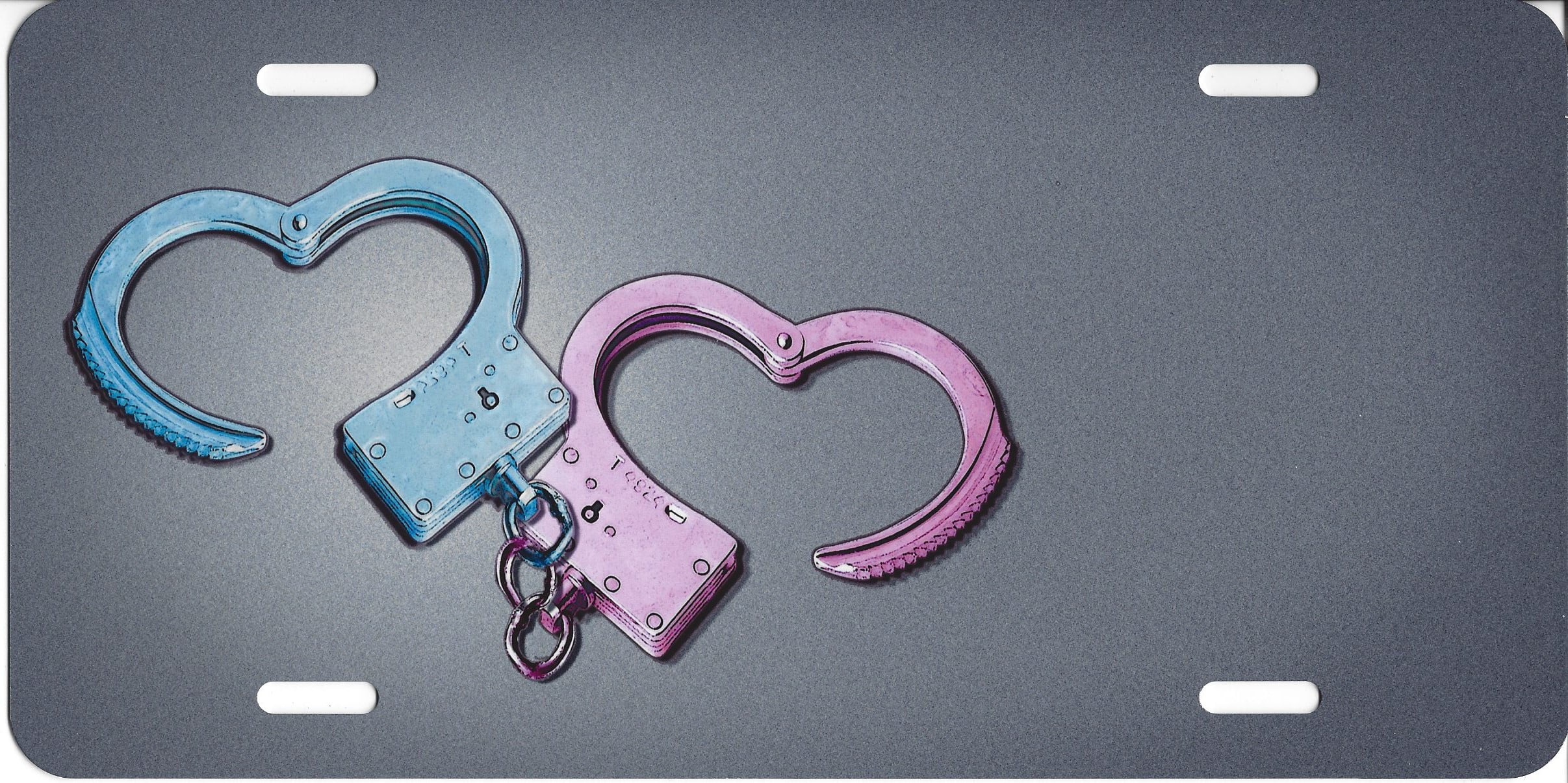 offset his and hers handcuffs license plate free names on this plate